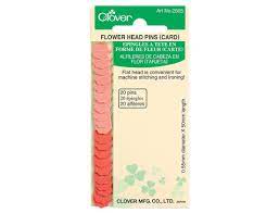 To Continue On The Pin Trend This Week S Clover Product Is Flower Head Pins Perfect For Light To Heavy Weight Fabrics These Pin Card Clover Flower Head Pins