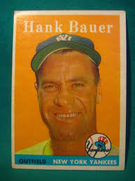 1958 Topps #9-Hank Bauer-New York Yankees-#3413