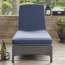 Mercury Row Belton Reclining Chaise Lounge With Cushion Wayfair Lounge Chair Outdoor Outdoor Chaise Double Chaise Lounge