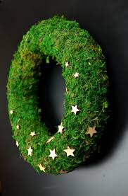 Handmade Moss Christmas Wreath Rustic Advent Wreath Front Door Wreath Christmas Wreaths Door Wreaths Advent Wreath