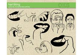 Download Nail Biting Svg Svg Files Vector Clipart Cricut Download By Crafteroks Thehungryjpeg Com