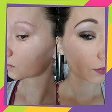 Trying out cute and spooky makeup look