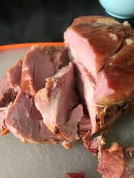 Smoked gammon joint is a perfect holiday meal. Slow Cooked Unsmoked Gammon Joint Cooked On Low For 8 Hours With 1 4 Of A Carton Of Apple Juice Also Lovely With Lemonade Then Finished In The Oven With Honey Drizzled On
