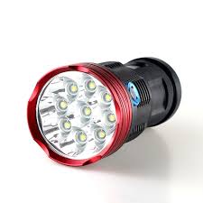 5000 Lumens Lampe De Poche 9 X Xml T6 Led Exterieur Haute