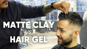 Men's hairstyles have changed in popularity and there has been an increasing amount of men who seek out the best grooming products, including those for their hair. Using Matte Clay Vs Hair Gel For A Natural Look Youtube