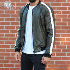 Erkek Cizgi Detayli Haki Deri Ceket Modellerini En Ucuz Fiyatlariyla Kapida Odeme Veya Taksit Ile Modayitikla Dan Satin Erkek Dis Giyim Erkek Giyim Deri Ceket