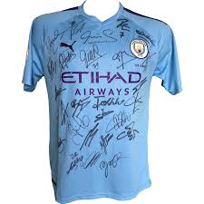 Browse kitbag for official manchester city kits, shirts, and manchester city football kits! Manchester City Signed Jersey 2019