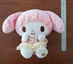 中古品です 特に目立つ汚れはありませんが自宅保管ですので少しでも気になる方 新品完璧を求める方は購入をお控えください 箱はありません 袋２重にして発送いたします 即購入okです サンリオマイメロディsanrioぬいぐるみリズリサ dinosaur stuffed animal my