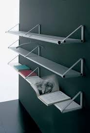 Segis Contemporary Metal Wall Shelf Ellipse By Bartoli Design Wall Rack With Possibility Of Attachment Pins For Continuous Shelving Al Rak Dinding Rak Dinding