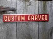 CUSTOM CNC Carved Routed Wood Sign Simple Layout. - Etsy