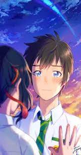 Super Kimi No Na Wa Wallpaper Couple 41 Ideas Kimi No Na Wa Wallpaper Your Name Anime Anime