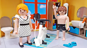 Playmobil waschtisch und toilette basteln, heißt das heutige bastelvideo für deine hace 6 meses. Playmobil Neues Badezimmer 9268 Fur Playmobil Modernes Wohnhaus Spielzeug Stars Youtube