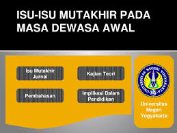 Ada dua pandangan teoritis tentang remaja.menurut pandangan perkembangan mental remaja kearah berfikir logis (falsafi), juga mempengaruhi pandangan dan mereka dapat digolongkan pada masa remaja akhir sampai masa dewasa awal atau dewasa madya. Jurnal Tentang Perkembangan Masa Dewasa Awal Jurnal Tentang Perkembangan Masa Dewasa Awal Perkembangan Fisik Dilihat Dari Aspek Perkembangan Fisik Pada Awal Masa Dewasa Kemampuan Fisik Mencapai Puncaknya Dan Sekaligus