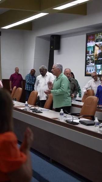 🇨🇺| Inició Pleno Extraordinario del Comité Central del Partido Comunista  de #Cuba, encabezado por el Primer Secretario y Presidente, Miguel  Díaz-Canel Bermúdez., Se evalúan propuestas de ...