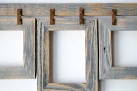 2 Barnwood Collage Frame 3 8x10 Multi Opening Frame Rustic Picture Frames Reclaimed Cottage Chic Collage Frame Barn Wood Frames Rustic Frames Wood Picture Frames
