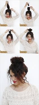 This unique bun hairstyle is a perfect hairstyle for any wedding. 17 Five Minute Hairstyles If You Suck At Doing Your Hair
