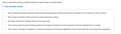 We know it is accurate because radiometric dating is based on the radioactive decay of unstable isotopes. Solved Which Era Of Geologic History Do Geologists Know T Chegg Com