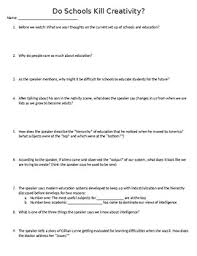 Ted Talks Worksheet Teachers Pay Teachers