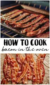 How To Cook Bacon In The Oven Crafty Morning Baked Bacon Recipe Bacon In The Oven Cooking Bacon