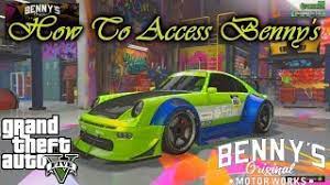 Roll on down to benny's this week for a hydraulic overhaul on a ream of lowriders and enjoy mate's rates on all custom vehicle upgrades. How To Access Benny S Auto Youtube