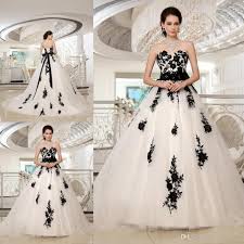 Please submit your measurements and custom color here. Gracefully Ball Gowns White And Black Wedding Dress Appliqued On Tulle Lace Up Back Full Length Black Sashes Sweep Train Bridal Gowns Wedding Dresses With Pockets White Ball Gown From Maggiebridal 117 59