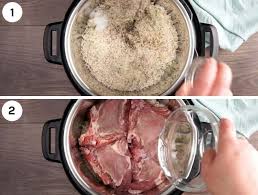 Place in instant pot and pour crushed pineapple over. Instant Pot Pork Chops And Rice Video Twosleevers