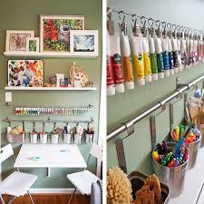 In fact, most of the craft rooms in this post are from the wonderful women in my craft room organization facebook group. Dignitet Curtain Wire Stainless Steel Ikea Art Studio At Home Art Studio Room Art Studio Space