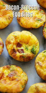 Bacon Broccoli Egg Bites Delicious Breakfast Egg Bites With Crispy Bacon Fresh Broccoli And Eggs Made I Delicious Breakfast Eggs Egg Bites Recipe Egg Bites