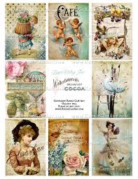1.5 x 1.5 inch squares printable download digital collage sheet vintage images flowers card magnet sticker label hang gift tag tile no.247a. Printable Vintage Card Retro Fashion Illustrations Retro Atc Cards Digital Cards Instant Download Digital Collage Sheet Art Collectibles Digital Prints Staniwills Com