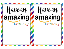 A gift certificate or gift card can be purchased as a product from any online or physical store for a price. Amazon Birthday Cards Free Printable Paper Trail Design