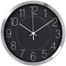 Bresser Funkuhr Wanduhr Mytime Thermo Hygro Mit Gerauschlosem Funkuhrwerk Edelstahlrahmen Und Anzeige Fur Temperatur Und Luftfeucht In 2020 Wanduhren Wanduhr Uhrideen