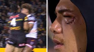 NRL news 2024: Reece Walsh injured in head clash with Taylan May, Brisbane  Broncos v Penrith Panthers, Taylan May