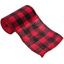 Black And White Buffalo Plaid Ribbon Hobby Lobby Red Black Buffalo Check Burlap Ribbon 5 1 2 Burlap Ribbon Buffalo Plaid Christmas Decor Buffalo Plaid Ribbon
