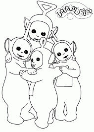 Teletubbies Coloring Pages Free Kids Coloring Pages Cartoon Coloring Pages Deer Coloring Pages
