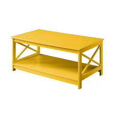 Beachcrest Home Stoneford 3 Piece Coffee Table Set Reviews Wayfair Convenience Concepts Coffee Table Yellow Coffee Tables