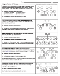 30 pedigree worksheet answer key. Pedigree Analysis Ap Bio