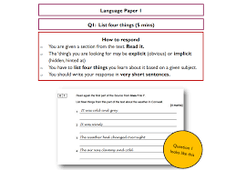 You will need the revision pack which you will find here 10 Of The Best Revision Resources For Gcse English Language Updated For 2019