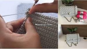 Makrome ipten clutch canta nasıl yapılır? Makrome Ipten Saglam Orgu Pazar Torbasi File Canta Nazarca Com Orgu Canta Tig Isi Semasi