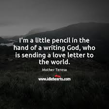 If you judge people, you have. I M A Little Pencil In The Hand Of A Writing God Who Idlehearts