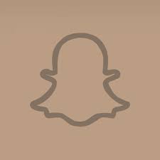 For free regardless of what theme you have going on on your feed. Snapchat Beige Aesthetic App Icon Ios App Icon Design Snapchat Icon Ios App Icon