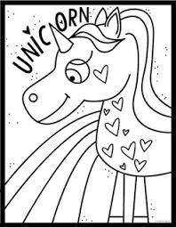 Matching clip art, party supplies and printables available to download and in our house, the more colors, the more magical so our favorites are always rainbow unicorns. From The Pond Unicorn A Rainbow Coloring Page