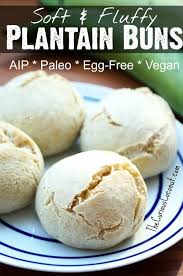 Soft And Fluffy Plantain Buns Paleo Aip Vegan Aip Rezepte Wegerich Rezepte Rezepte