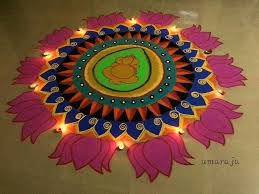 Ganesh Rangoli Rangoli Designs Diwali Rangoli Designs Flower Special Rangoli