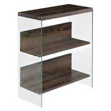 Spruce up your space and create dramatic clear sight lines by adding floating wall shelves. 28 Modern Floating Shelf 3 Tier Walnut Onespace Brickseek