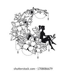 Moon easy simple fairy drawing. Photobucket