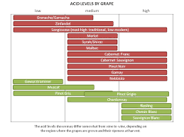 the 5 basic wine characteristics punctual red wine tannin chart