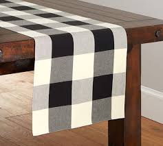 Love This Buffalo Check Table Runner For Fall From Pottery Barn Printed Table Runner Buffalo Check Table Runner Home Decor