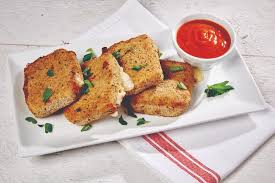 Because water buffalo are efficient and the italian flag is red, white, and green. Pepperoni Stuffed Mozzarella Patties Tristar Recipes