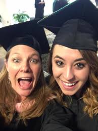 Graduation Day! More photos to come… but here are two magical young women  who are sure to make a memorable mark