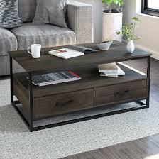 For deeper storage, look for a coffee table with storage baskets. Union Rustic Southside Frame Coffee Table With Storage Reviews Wayfair